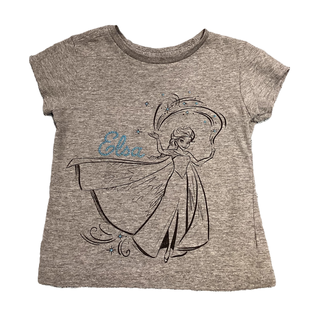 2T Girls Disney Frozen Gray Elsa Shirt