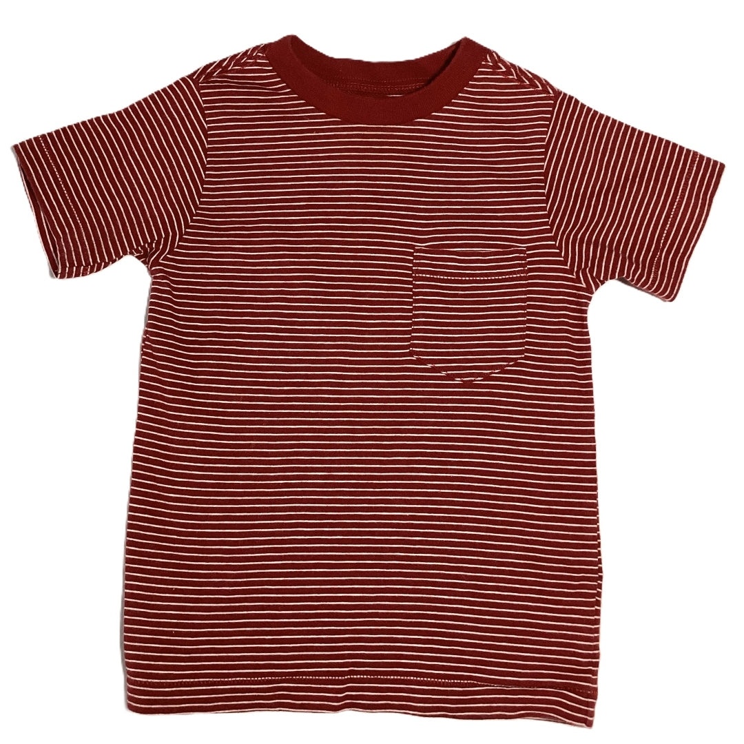 18-24 Boys The Children's Place Dark Red Tshirt w/White Stripes