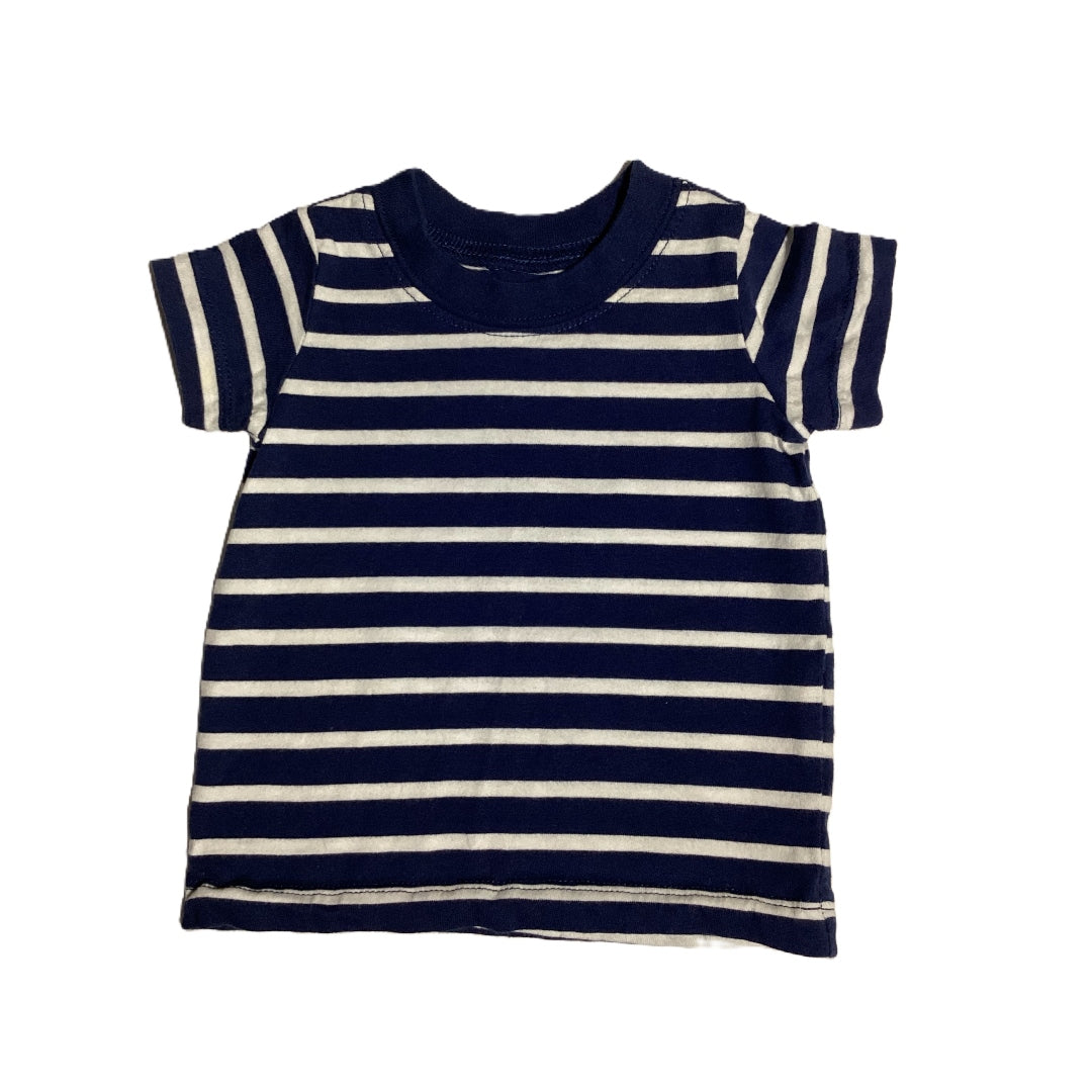 0-3 Boys Carter's Navy/White Striped Tshirt