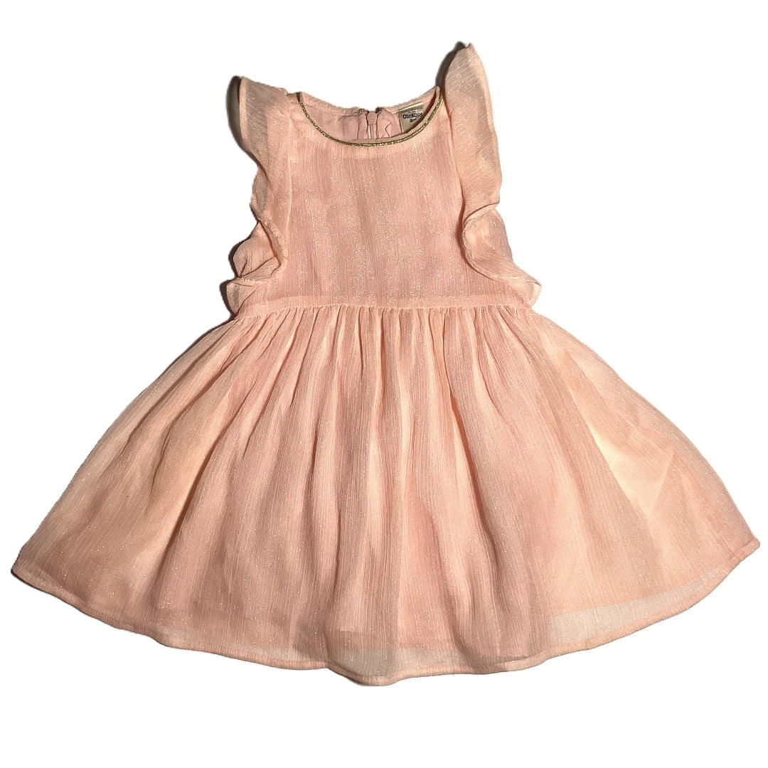 12-18 Girls OshKosh Peach Gauzy Dress