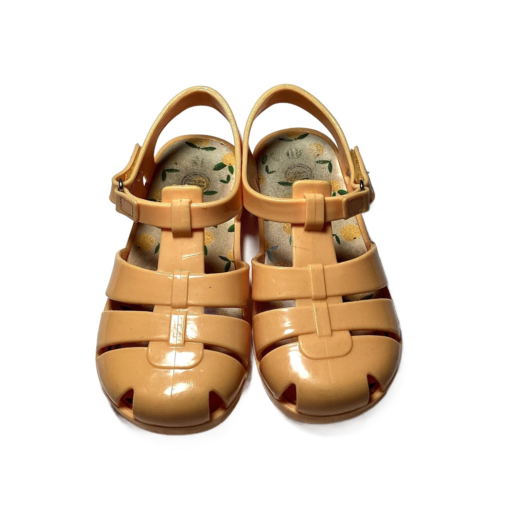 Size 10 Wonder Nation Peach Jelly Closed Toe Sandals