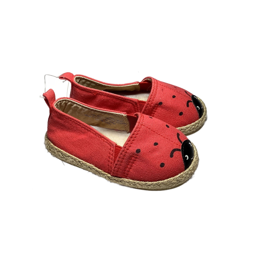 Size 5/6 H&M Red Ladybug Espadrilles