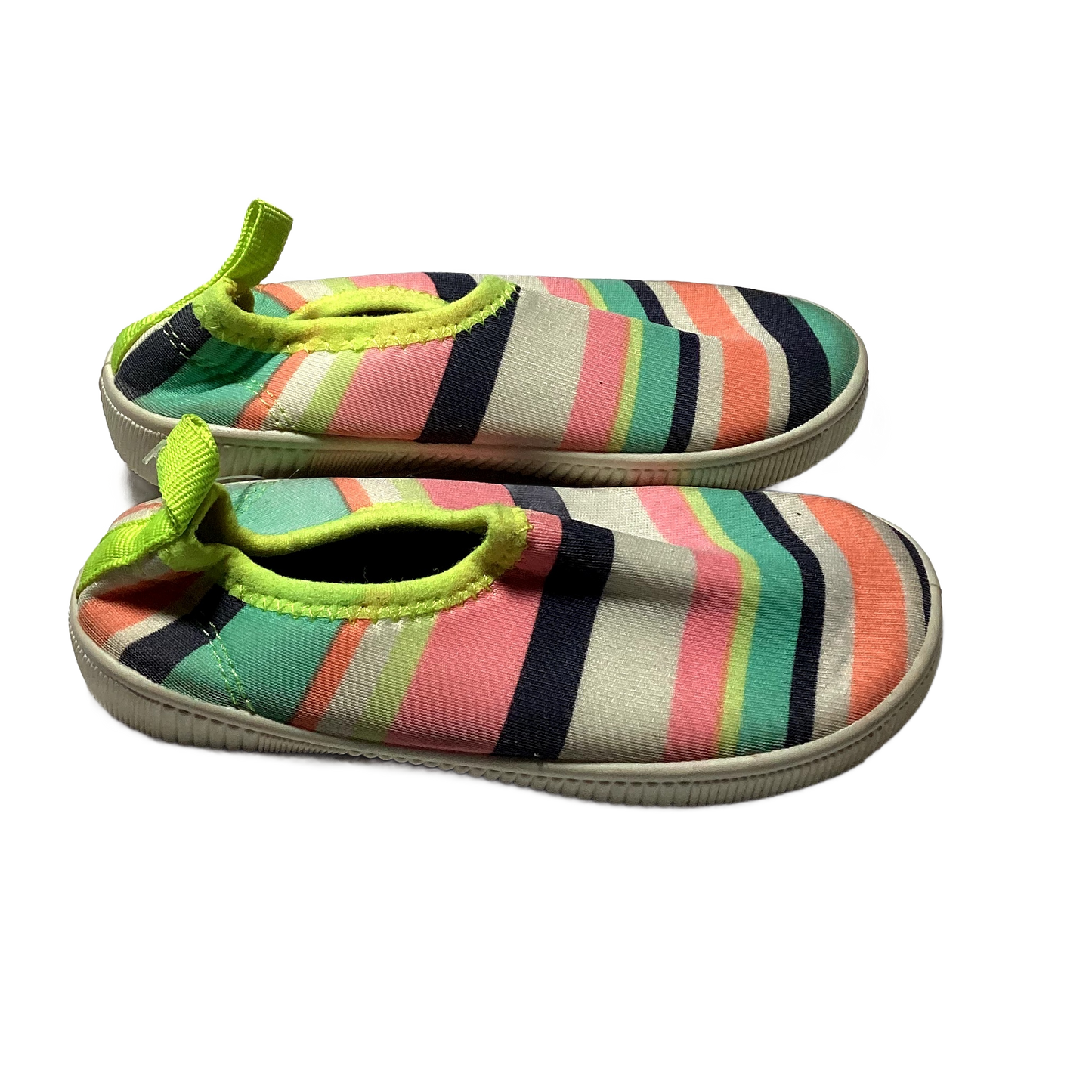 Size 7 Carter's Multicolor Stripe Water Shoes