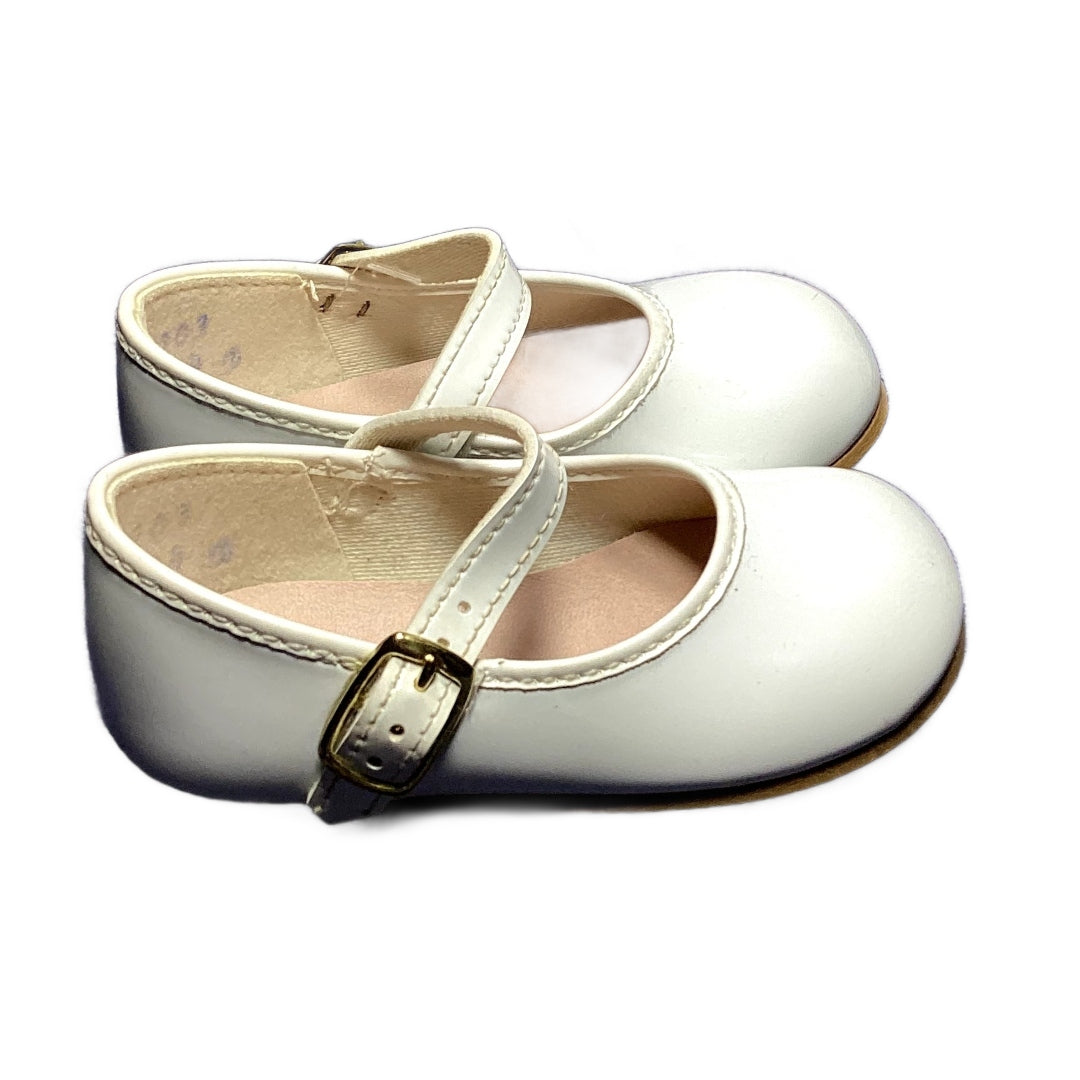 Size 2.5 Vintage White Leather Mary Janes
