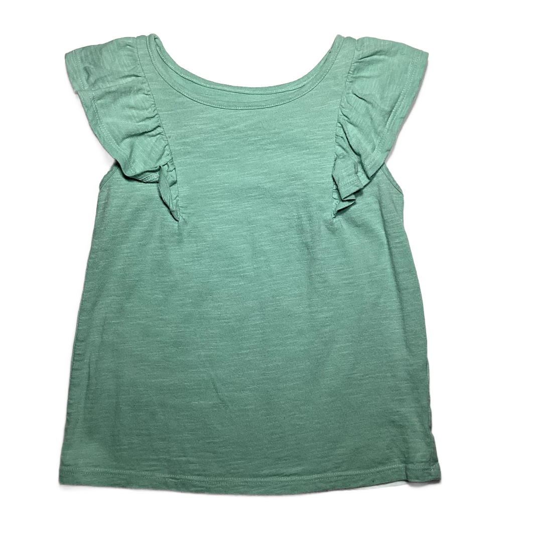 3T Girls Jumping Beans Seafoam Green Tank w/Ruffled Shoulders