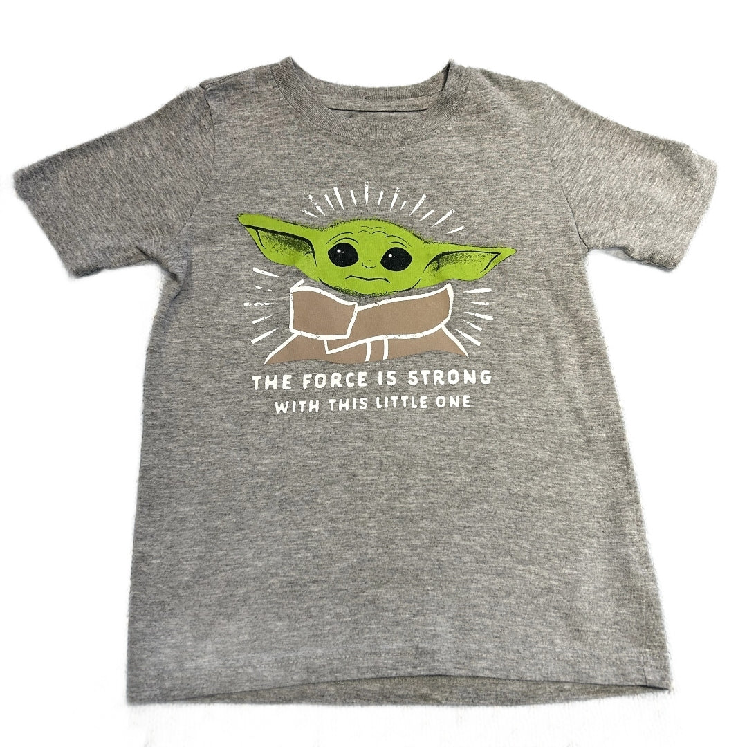 3T Boys Star Wars Gray The Force Is Strong Tshirt