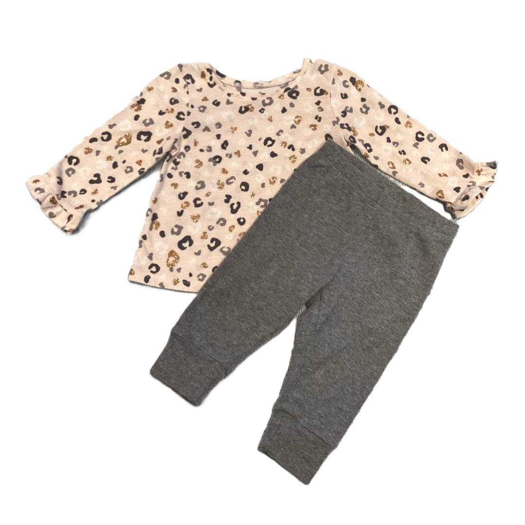 3-6 Girls Jumping Beans Animal Print Shirt, Just One You Pants