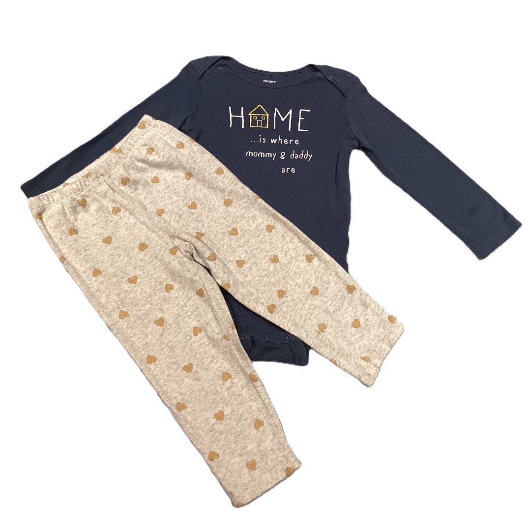 18-24 Girls Carters Long Sleeve Onesies, Carter's Polka Dot Leggings