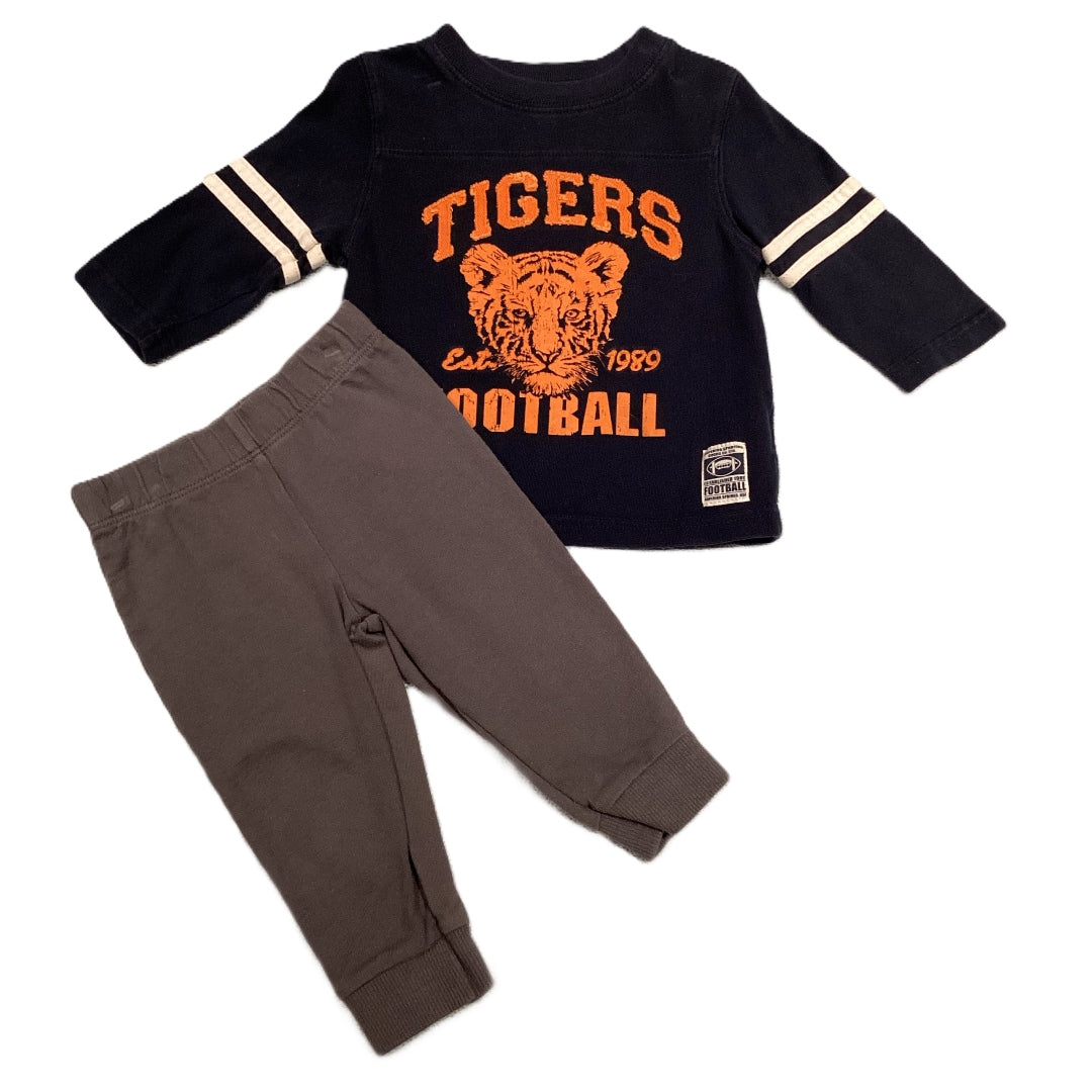 6-9 Boys The Children's Place Navy Tigers Football Sweatshirt, Carter's Pants