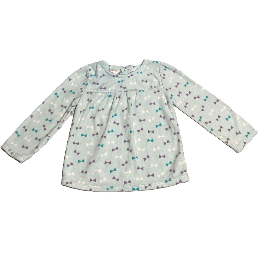 2T Girls Koala Kids Fleece Shirt with Bow Pattern