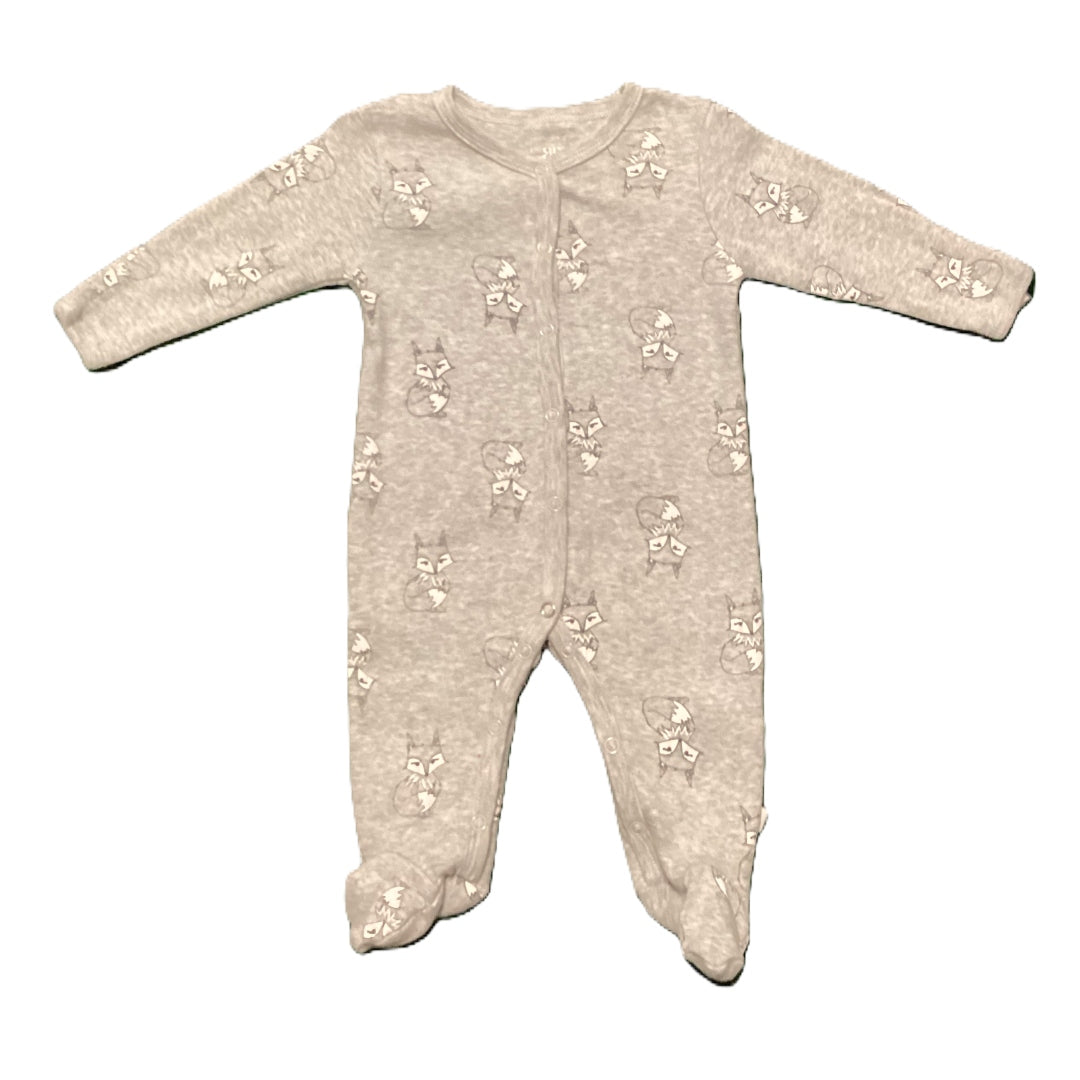 3-6 Girls Rosie Pope Gray Fox Sleeper