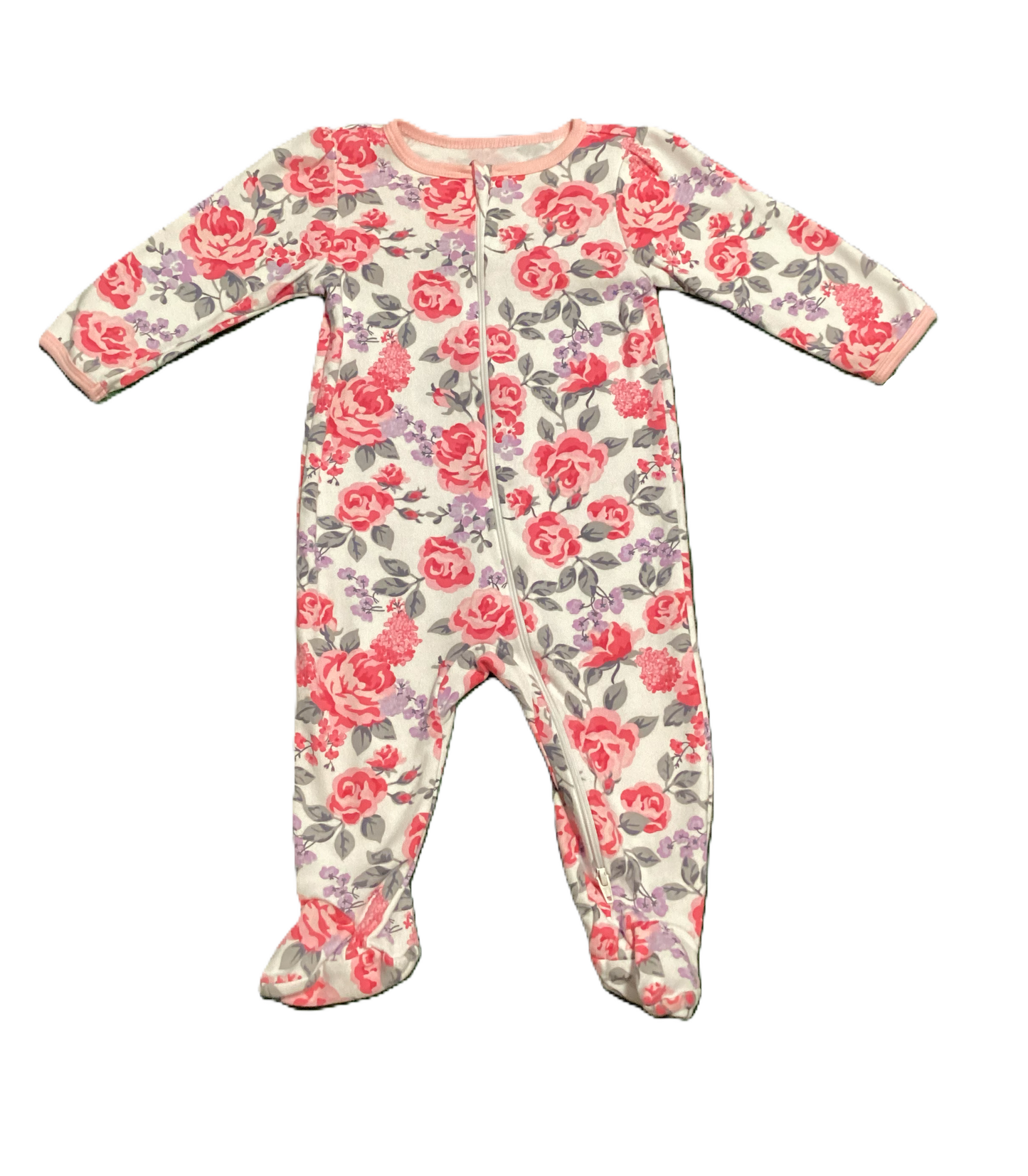 6-9 Girls Wonder Nation Rose Print Sleeper
