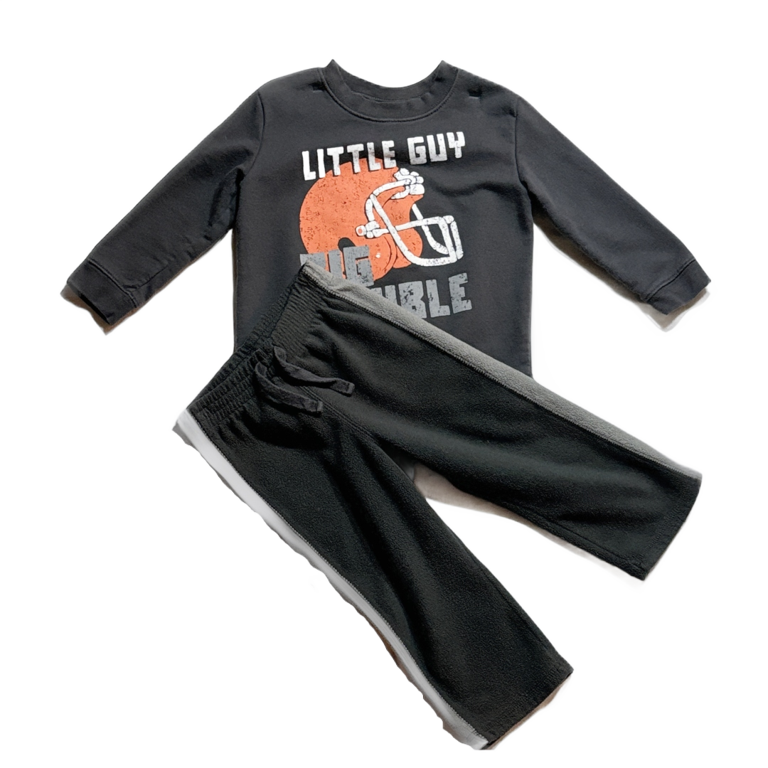 18-24 Boys Circo Little Guy, Big Trouble Sweatshirt, Jumping Beans Sweatpants