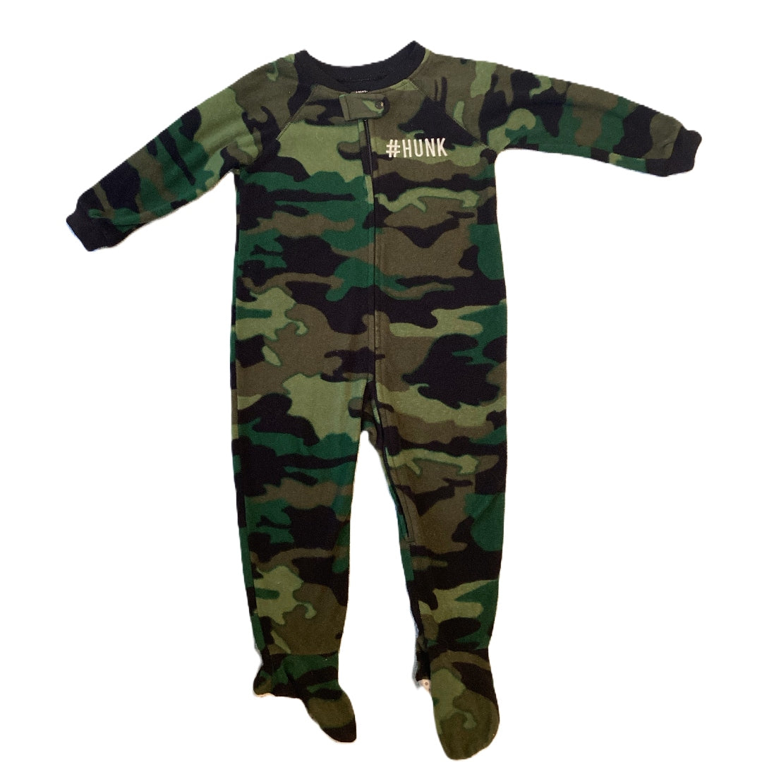 18-24 Boys The Childern's Place Camo "Hunk" Fleece Sleeper