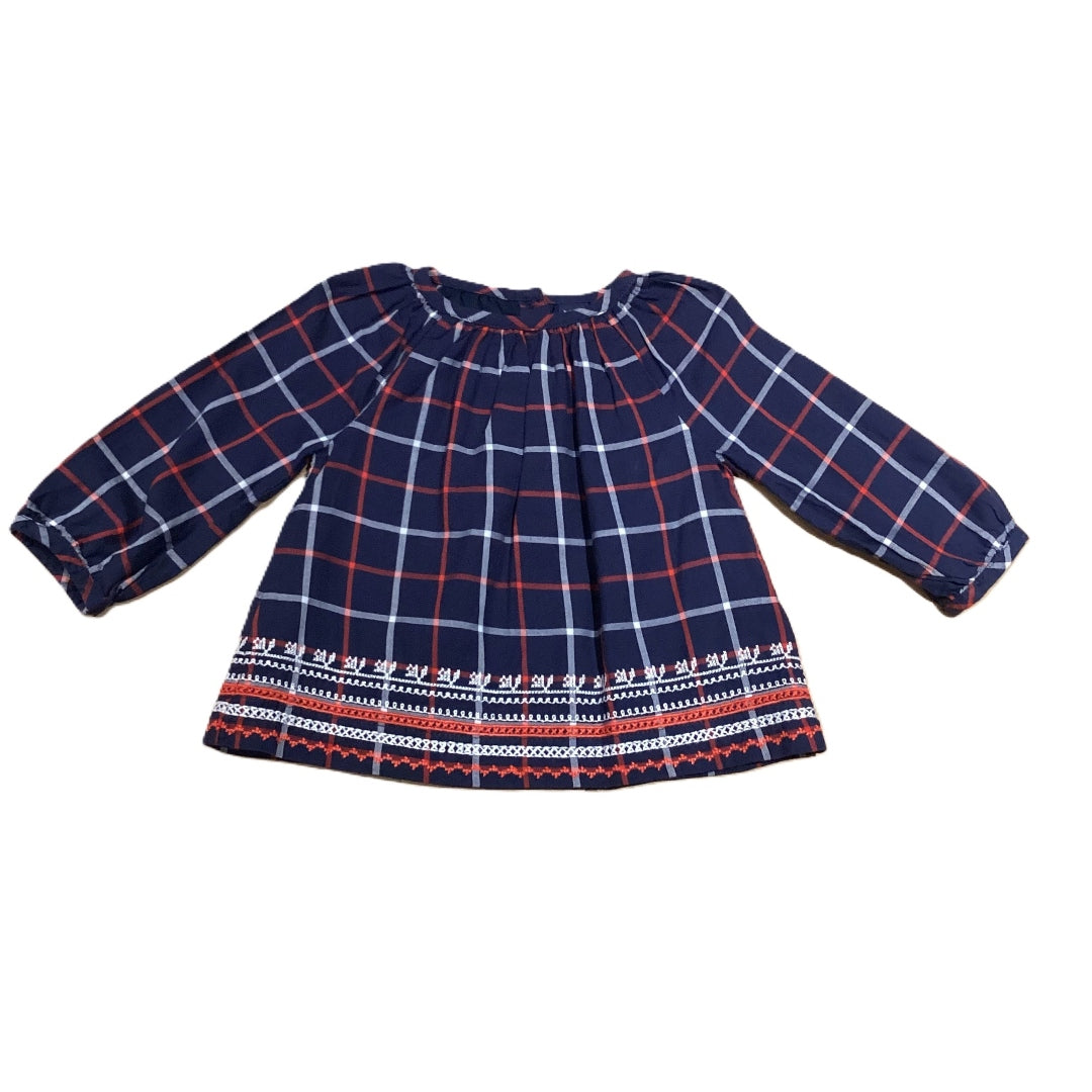 18-24 Girls Baby Gap Embroider-Bottom Peasant Top