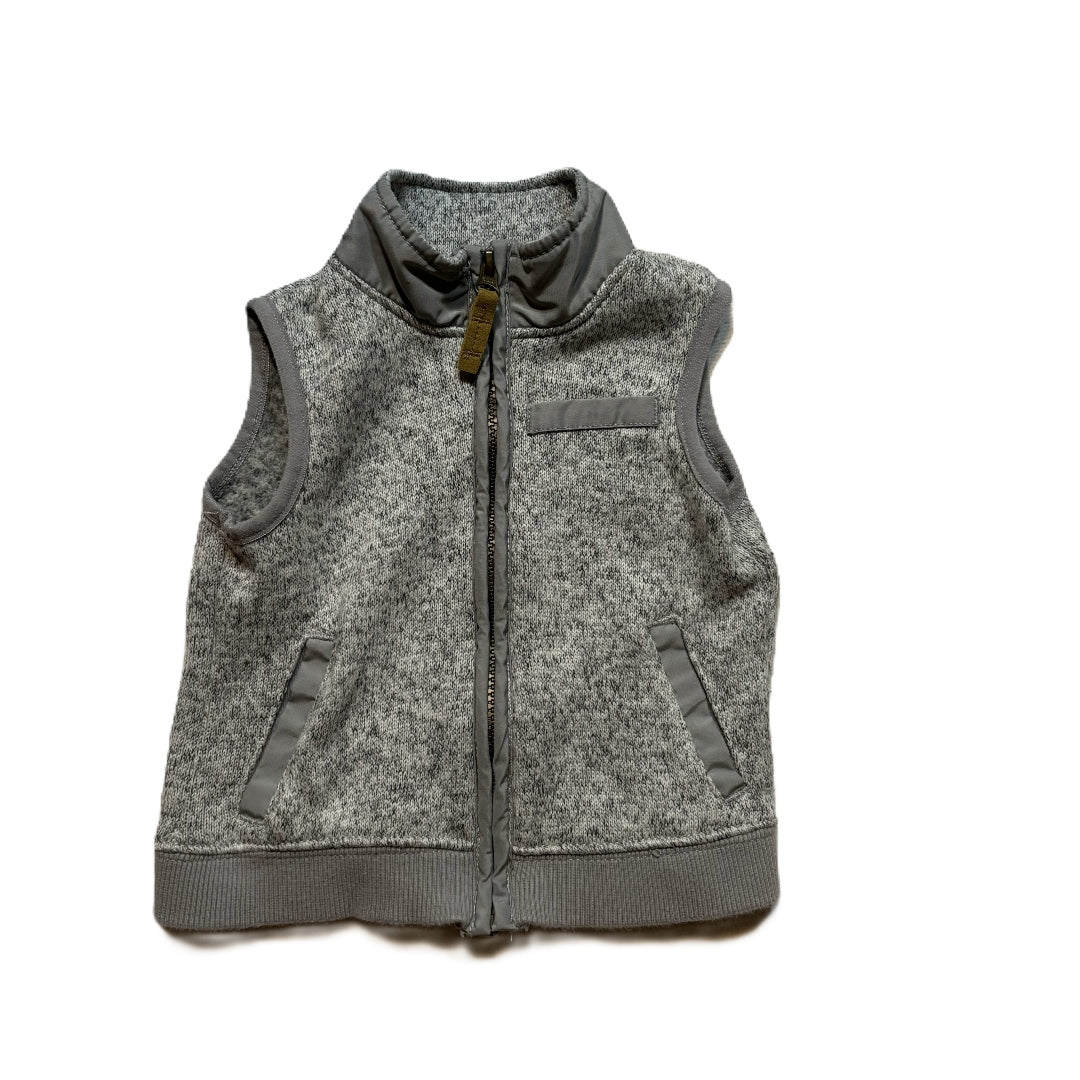 9-12 Boys Carter's Oatmeal Gray Sweatshirt Vest