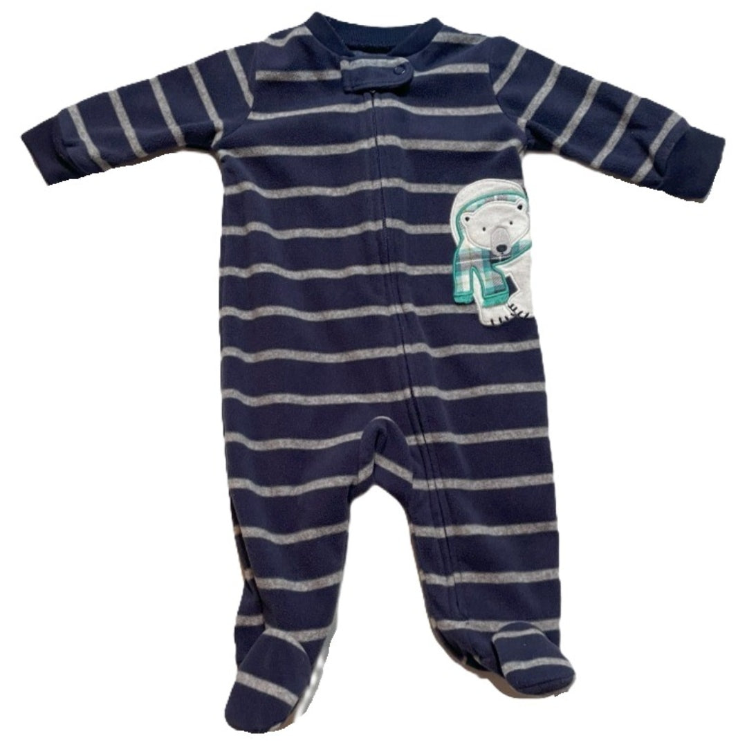 0-3 Boys Carter's Polar Bear Fleece Sleeper