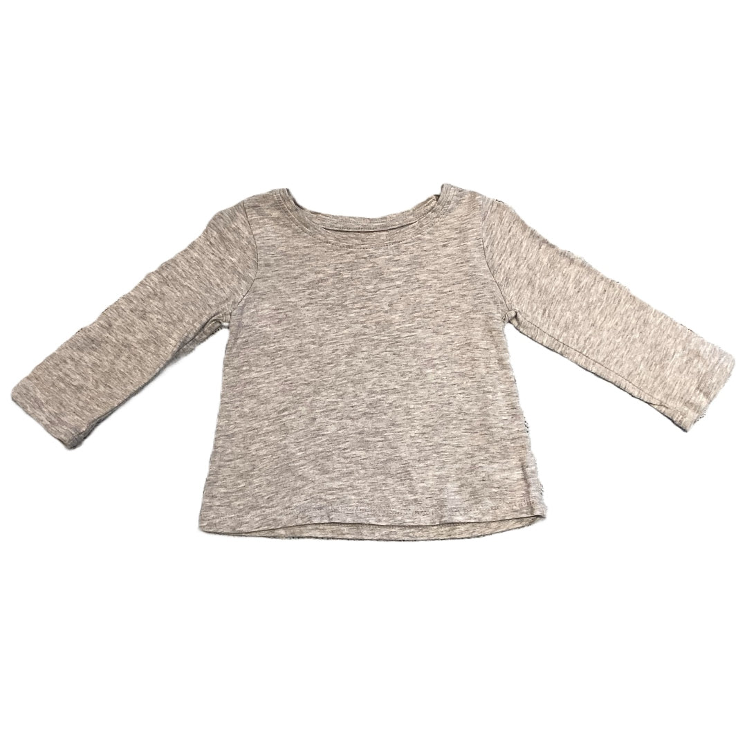 3-6 Boys Jumping Beans Long Sleeve Gray Shirt