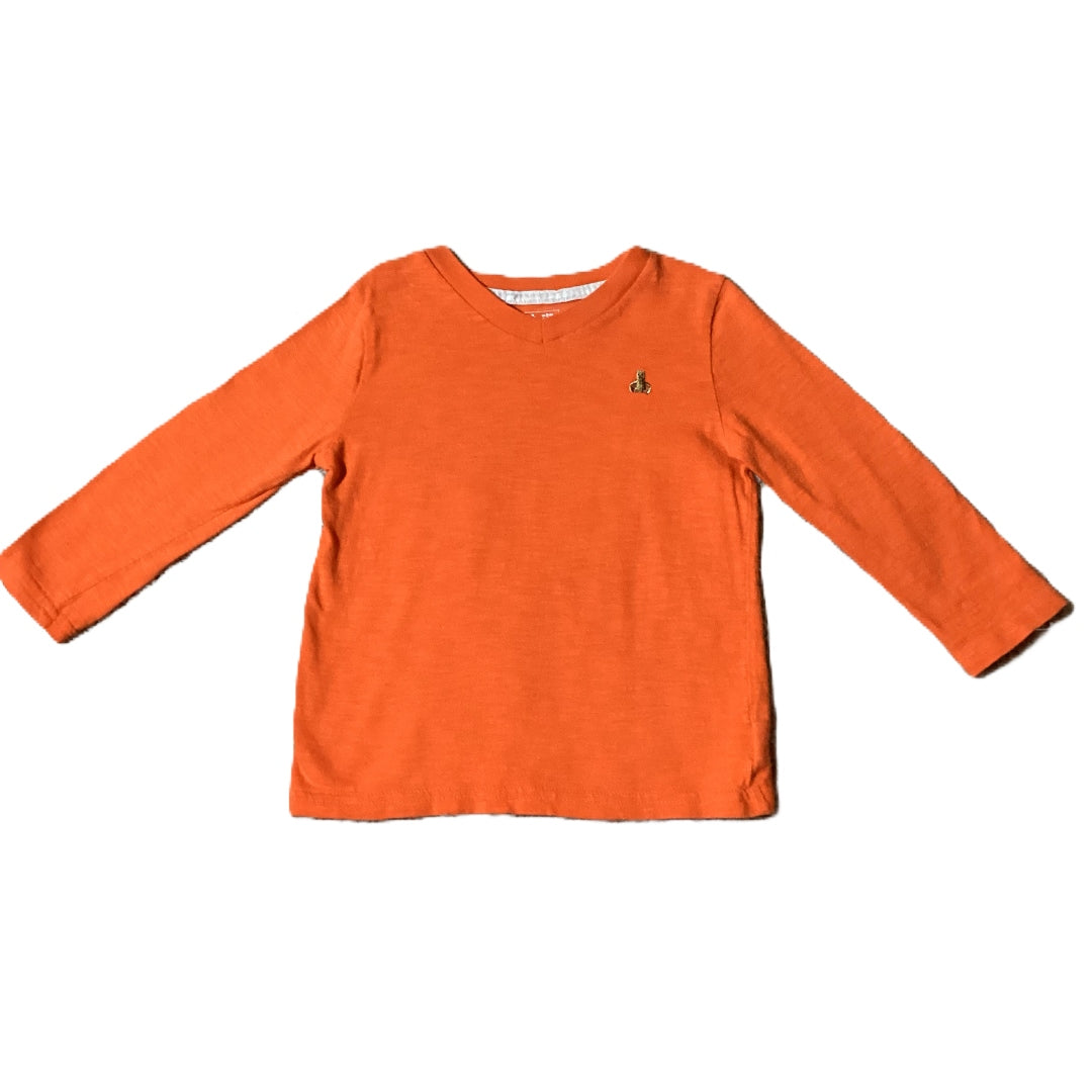 2T Boys Baby Gap Orange Long Sleeve Shirt