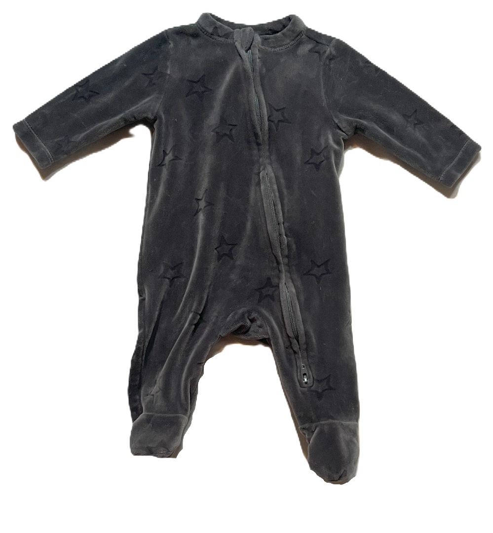 0-3 Boys Old Navy Velour Sleeper