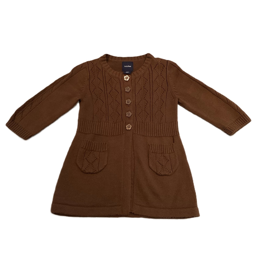 3-6 Girls Baby Gap Brown Sweater