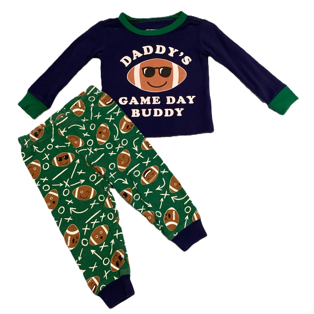 3-6 Boys Children's Place Daddy's Game Day Buddy Pajama Set