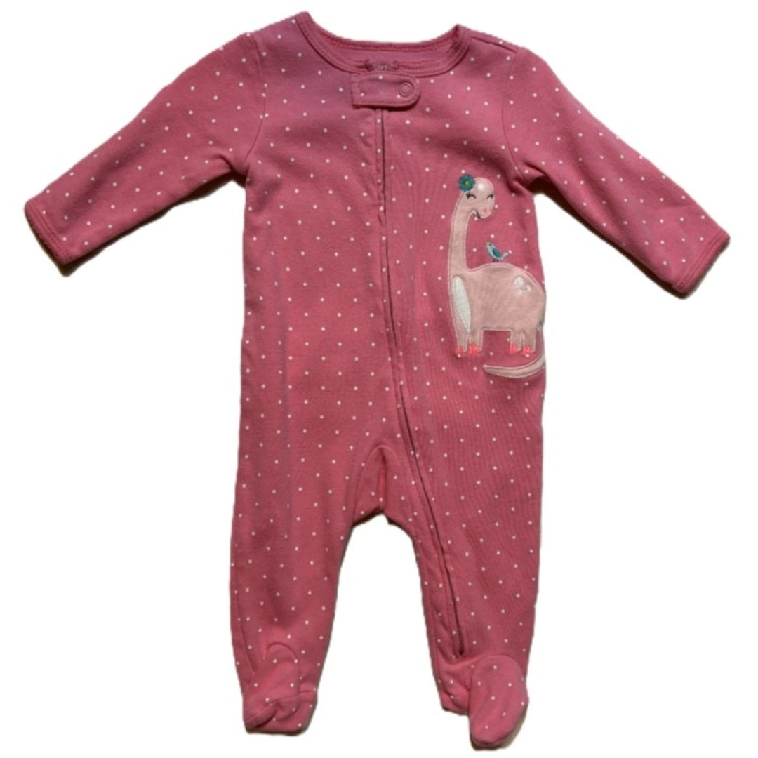0-3 Girls Carter's Dinosaur Sleeper