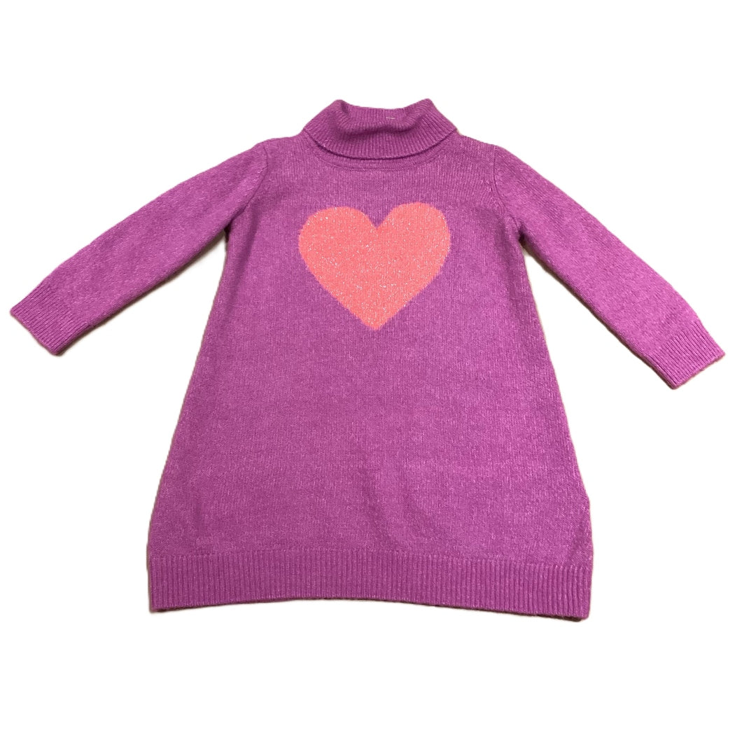 18-24 Girls Baby Gap Turtleneck Sweater Dress w/Heart