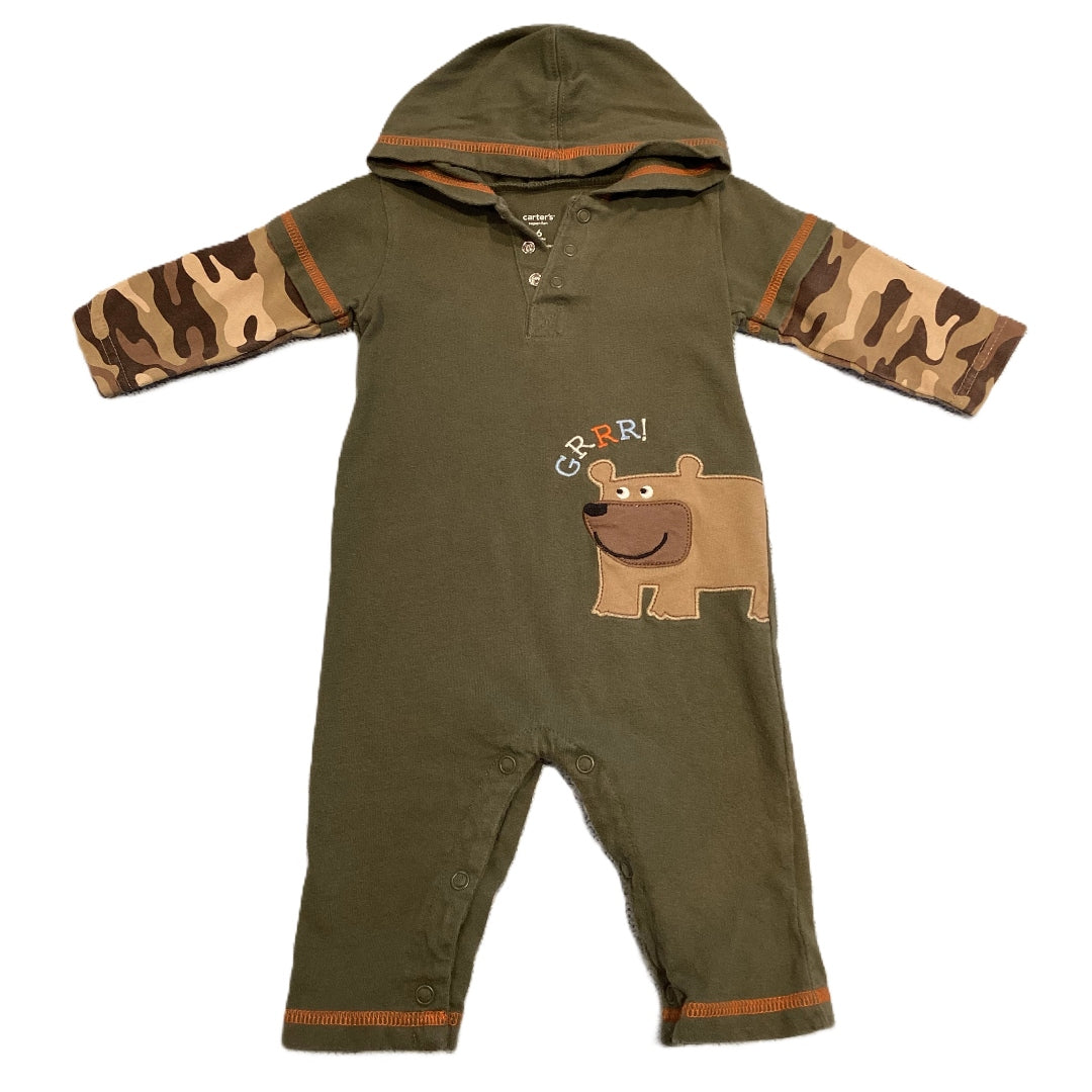 3-6 Boys Carter's One Piece GRRR Camo Outfit