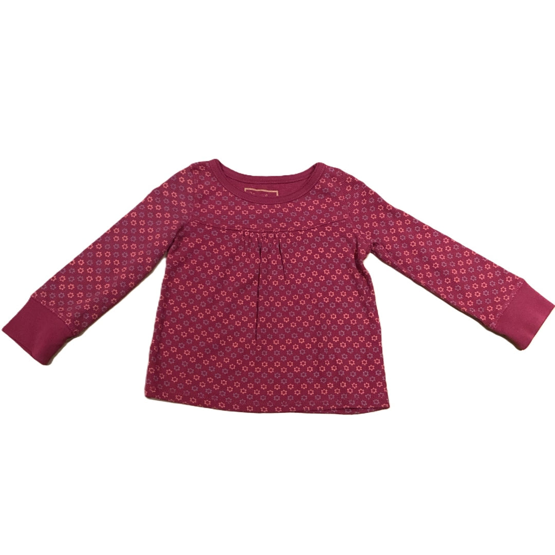 18-24 Girls Cherokee Hot Pink w/Flowers Long Sleeve Shirt