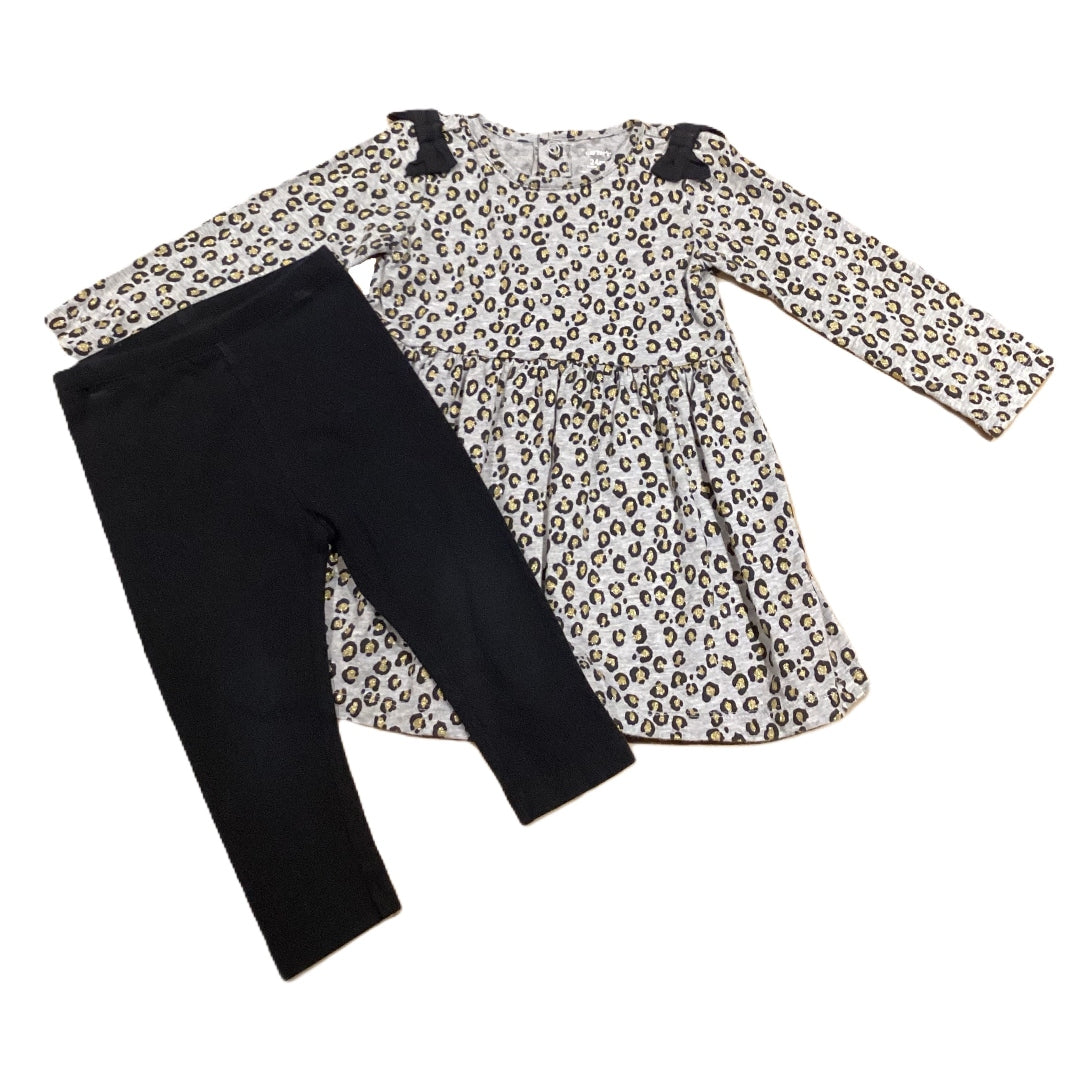 18-24 Girls Carter's Animal Print Dress, Leggings