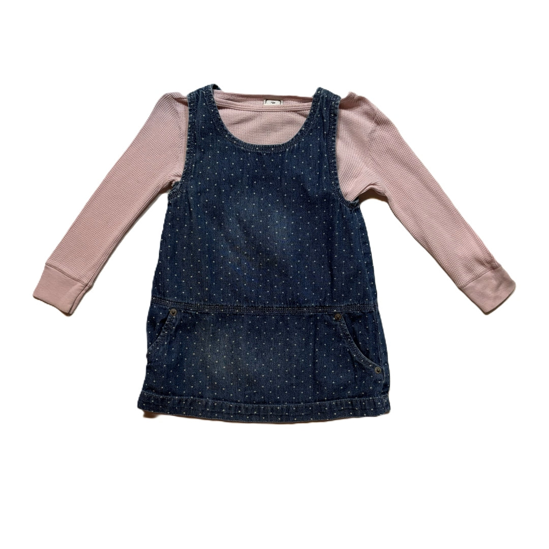 18-24 Girls Old Navy Waffle Shirt, Baby Gap Denim Dress