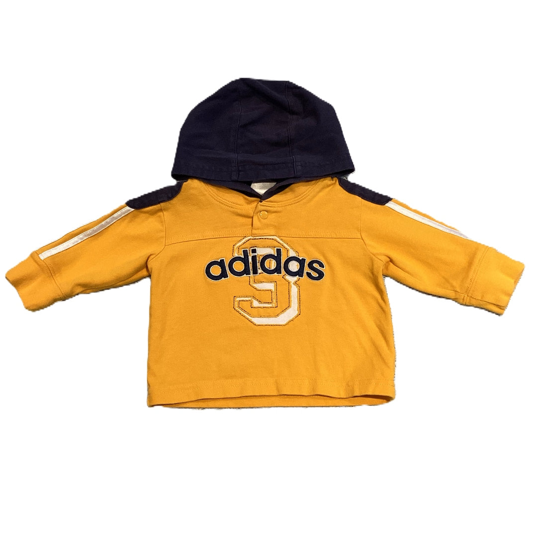 3-6 Boys Adidas Hooded Pullover Sweatshirt