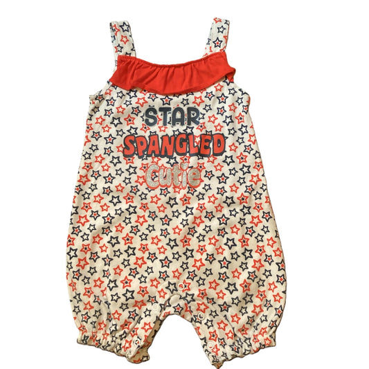 9-12 Girls Let's Celebrate Star Spangled Cutie One Piece