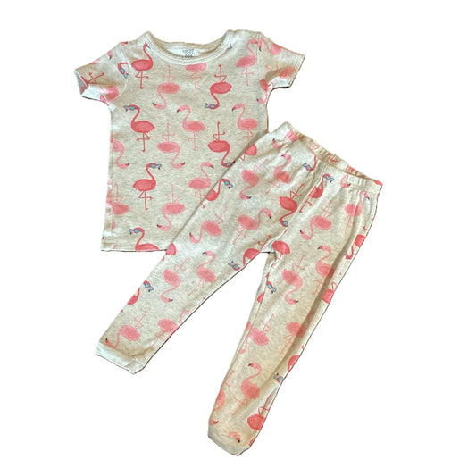 12-18 Girls Just One You 2 Piece Flamingo Pajamas