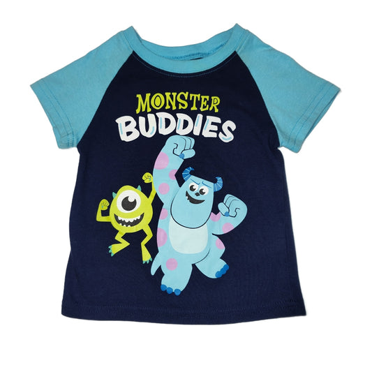 9-12 Boys Disney Baby Blue Monsters Inc Shirt