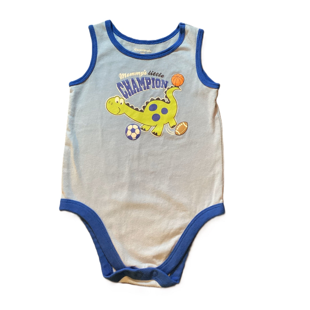 18-24 Boys Garanimals Blue Mommy's Little Helper Sleeveless Onesie