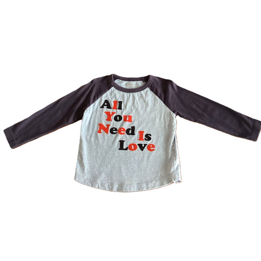 18-24 Boys Gymboree All You Need Is Love Long Sleeve