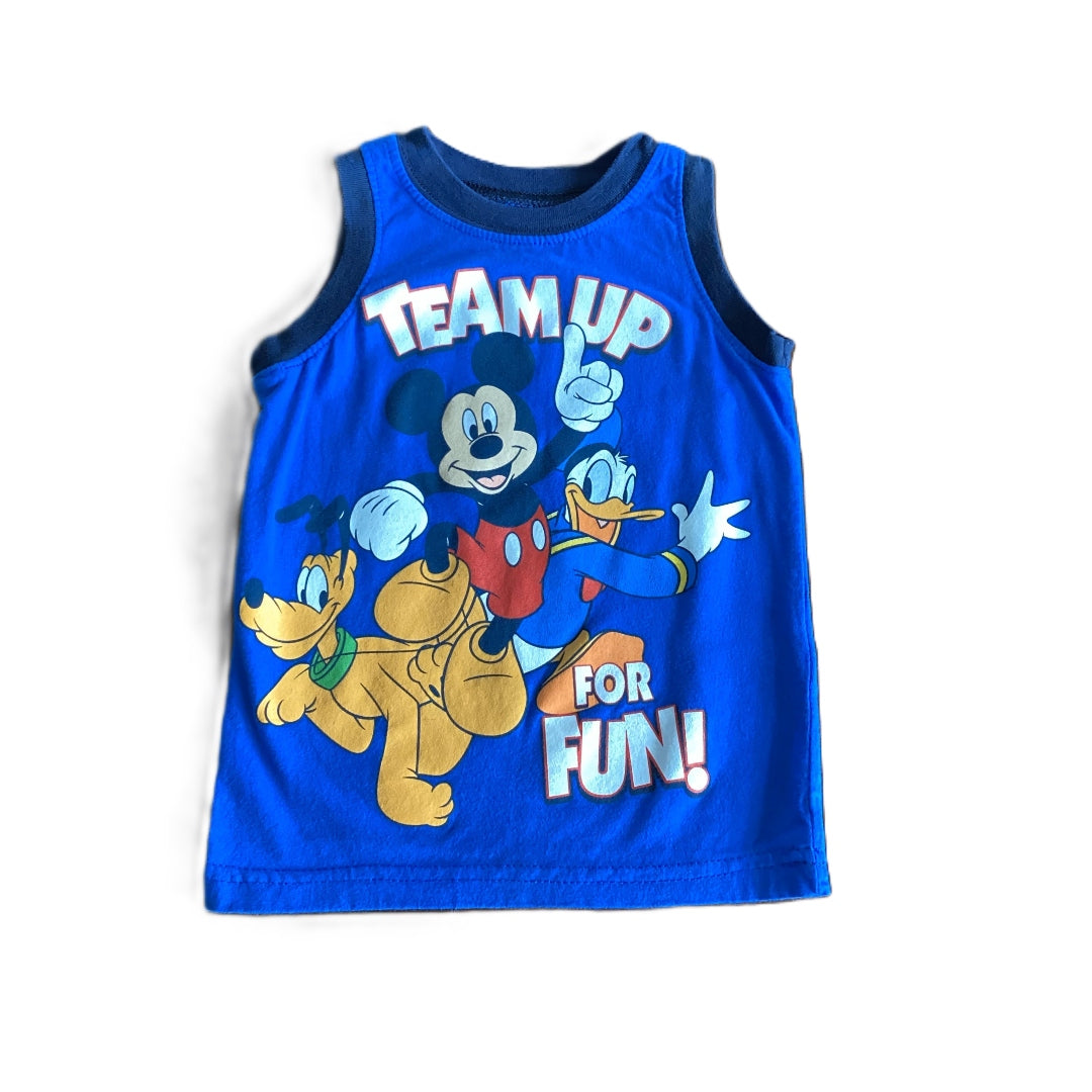 18-24 Boys Disney Baby Royal Blue Team Up for Fun Tank Top