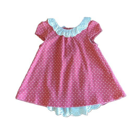 12-18 Girls Catherine Malandrino Dark Rose Dress w/Lace Back