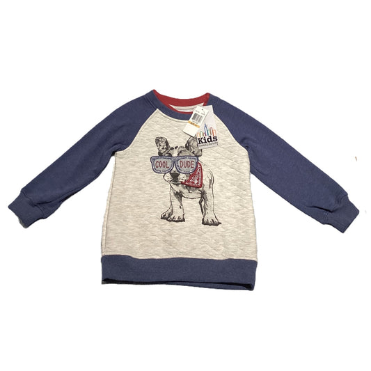 3T Boys NWT Kids Headquarters Quilted Cool Dude Sweatshirt