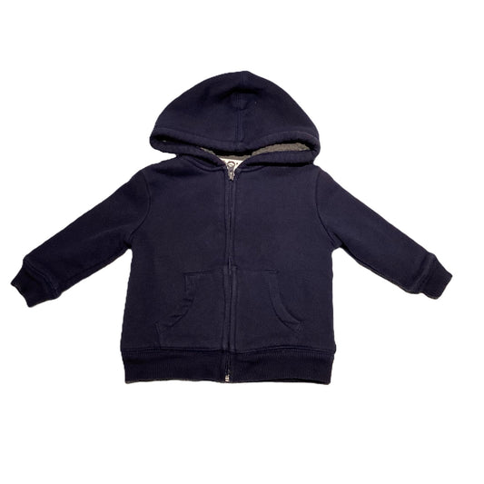 9-12 Boys Fleece Lined Front Zip Sweatshirt