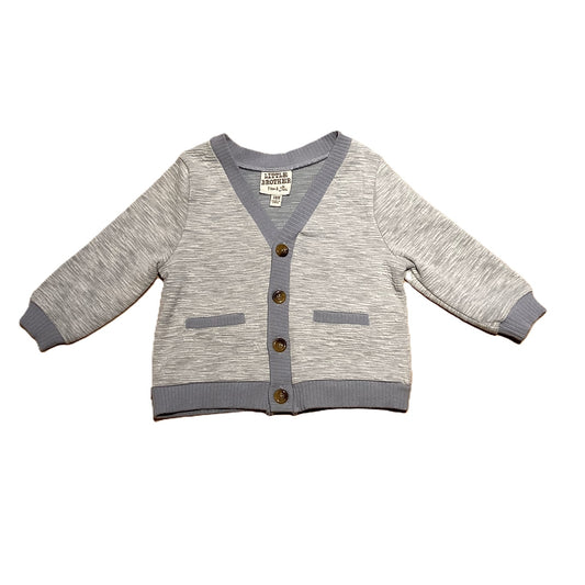 12-18 Boys Little Brother Light Blue Cardigan