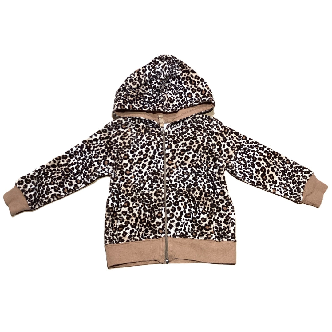 18-24 Girls Wonder Kids Animal Print Velour Sweatshirt