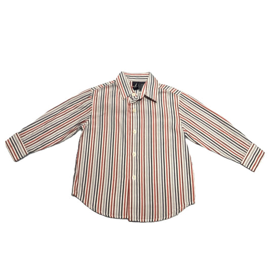 2T Boys Nautica Striped Button Down Shirt
