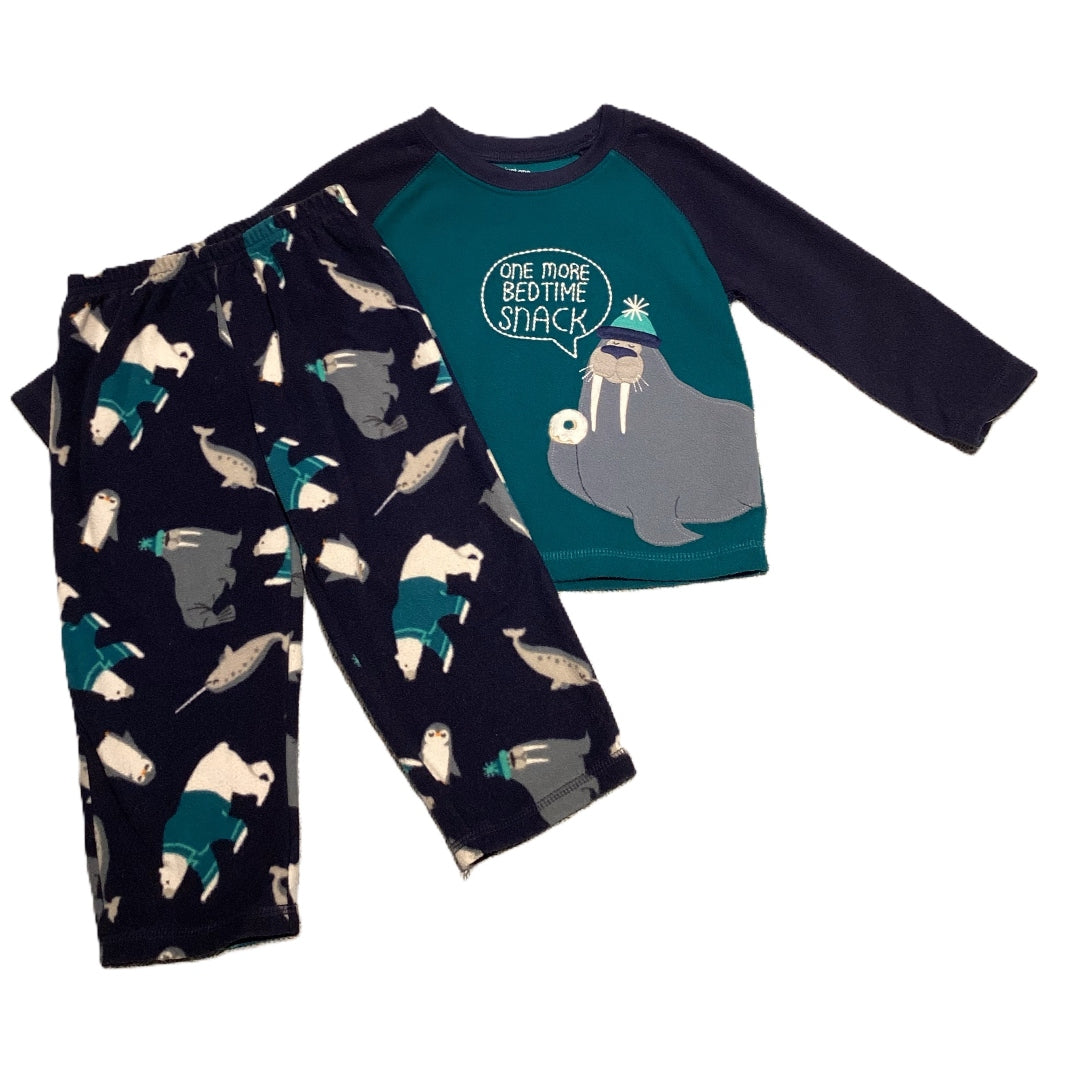 2T Boys Just One You Fleece Arctic Pajama Set