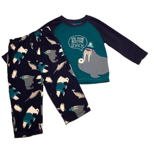 2T Boys Just One You Fleece Arctic Pajama Set