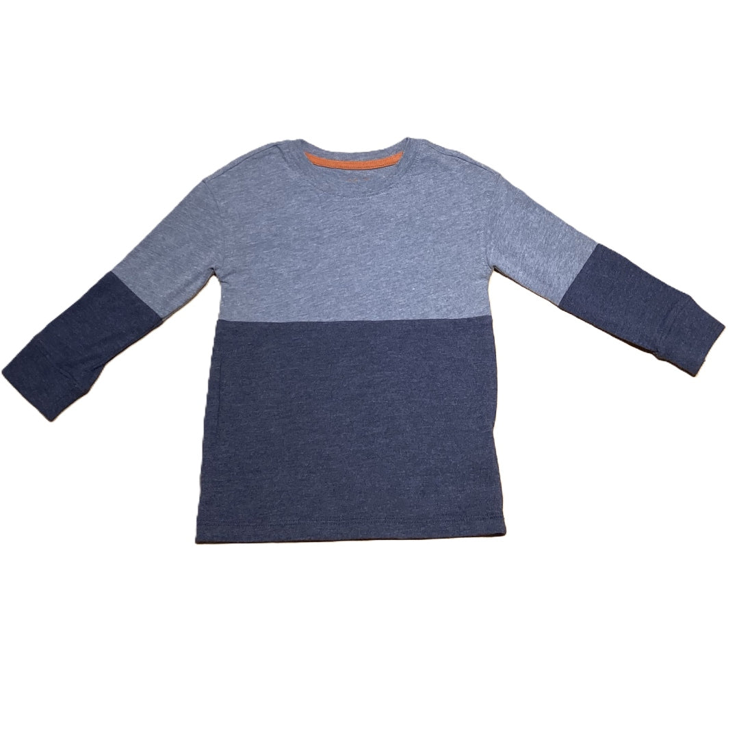 2T Boys Cat & Jack Two Tone Long Sleeve Shirt