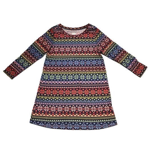 3T Girls Old Navy Colorful Fair Isle Dress