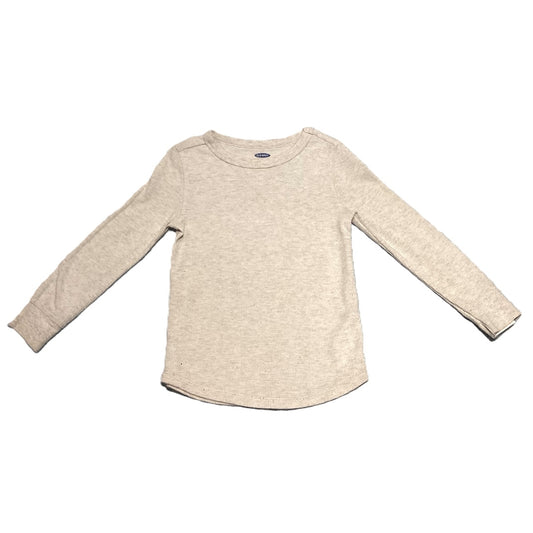 3T Boys Old Navy Ivory Waffle Shirt
